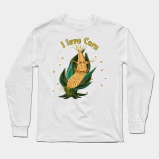 I love Corn Long Sleeve T-Shirt